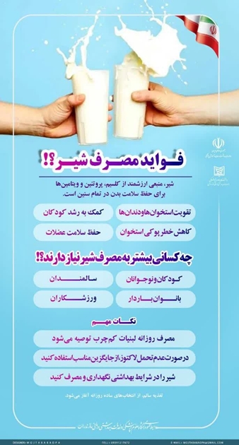  ۱۱خرداد ماه ◀️ روز جهانی شیر گرامی باد